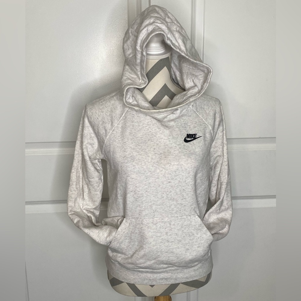 Nike XS Heather Gray Hoodie